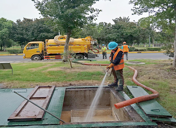 金川化油池清理