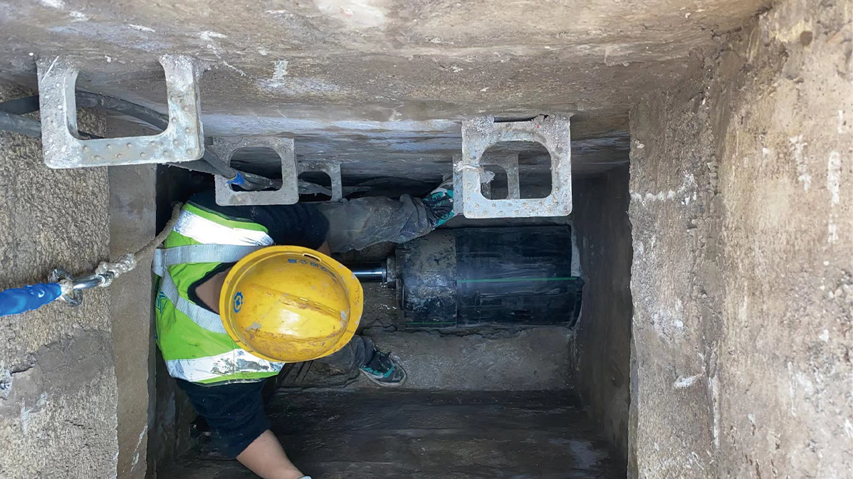 金川HDPE短管内衬法